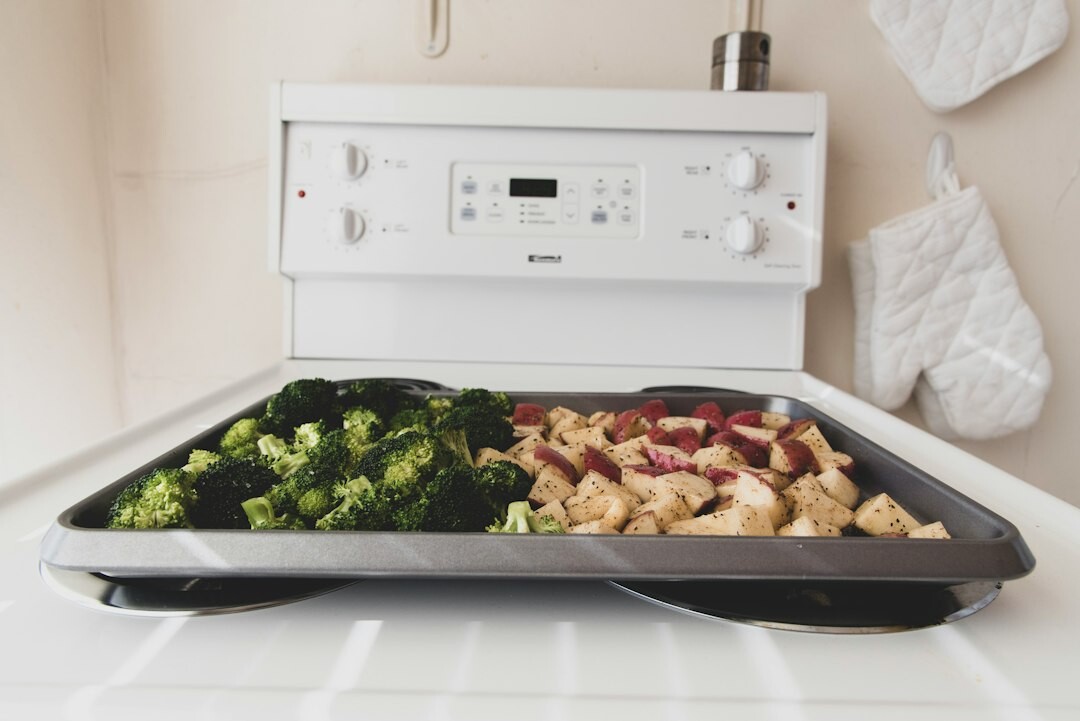 batch cooking vegetables