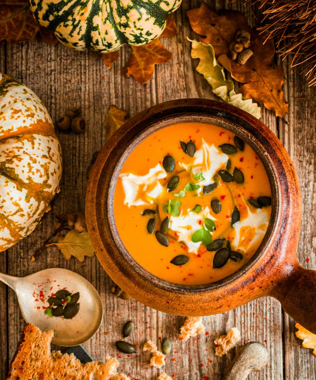 bowl of autumn soup